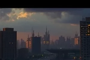 小小影视首页主推剧集《长夜灯塔》海雾灯塔场景海报
